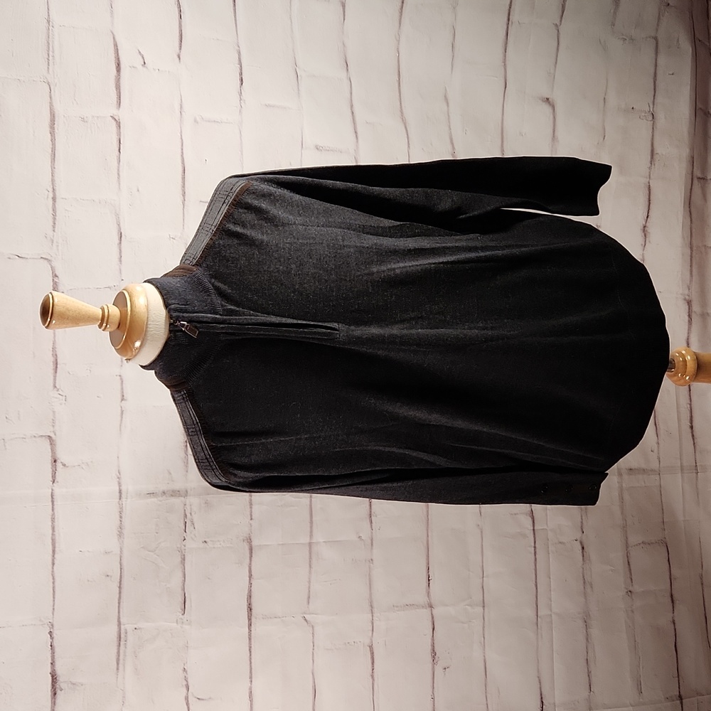 Marcello Merino Wool Pullover 1/4 Zip Sweater
